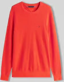 Tommy Hilfiger Regular fit gebreide pullover van zuiver katoen