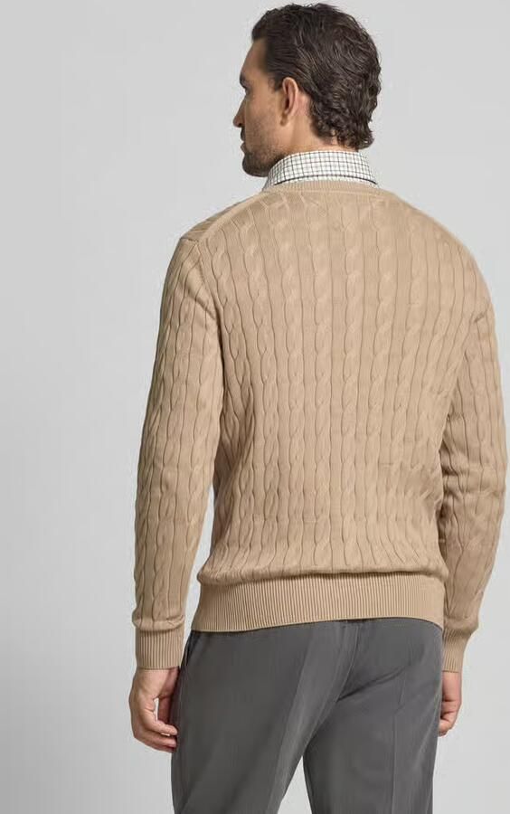 Tommy Hilfiger Regular fit gebreide pullover van zuiver katoen - Foto 4