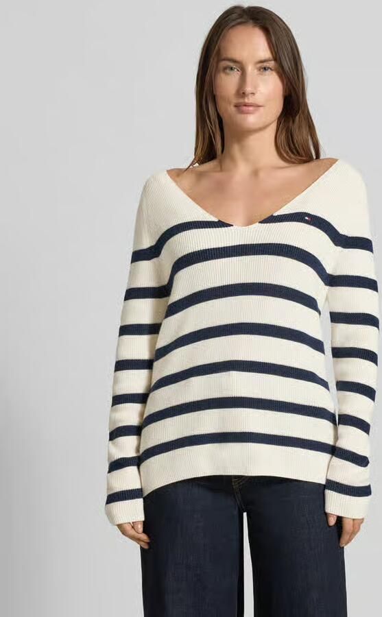 Tommy Hilfiger Regular fit gebreide pullover van zuiver katoen - Foto 4
