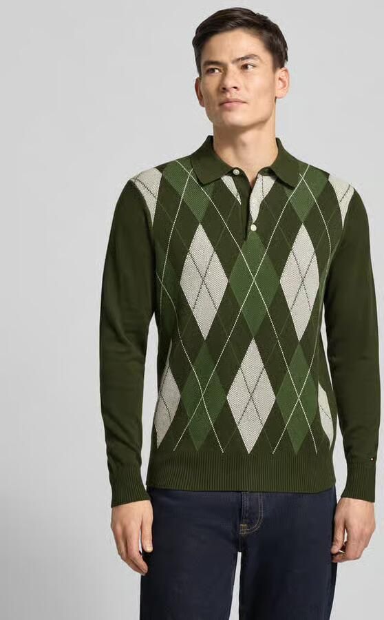 Tommy Hilfiger regular fit gebreide pullover van puur katoen - Foto 2