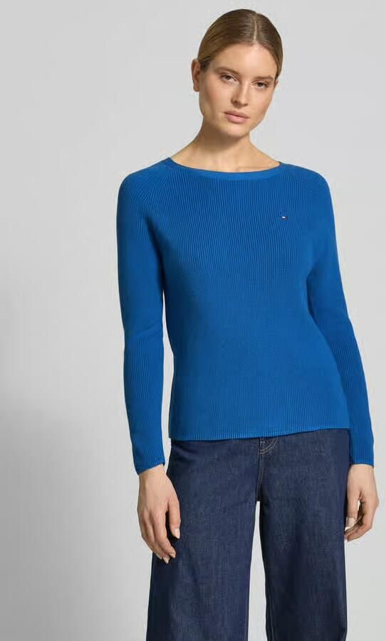 Tommy Hilfiger regular fit gebreide pullover van puur katoen - Foto 3