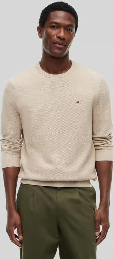 Tommy Hilfiger regular fit gebreide pullover van puur katoen - Foto 3