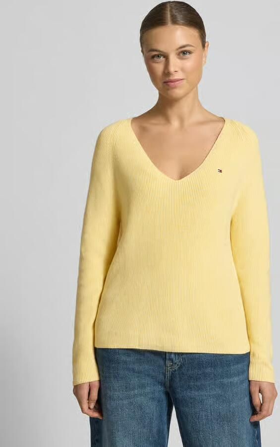 Tommy Hilfiger Regular fit gebreide pullover van zuiver katoen - Foto 4