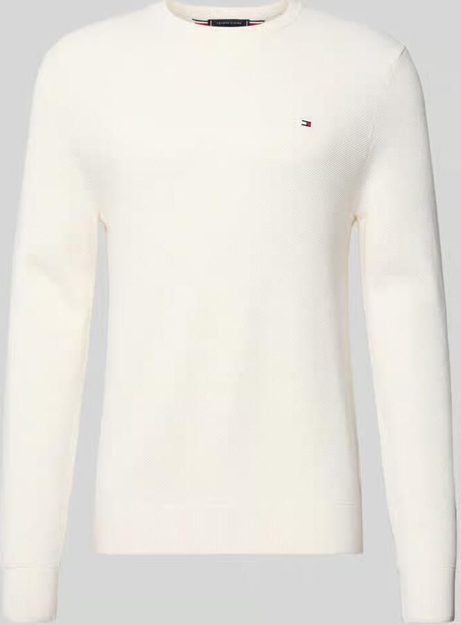 Tommy Hilfiger Trui met ronde hals ESSENTIAL STRUCTURE CREW NECK met structuur en label - Foto 18