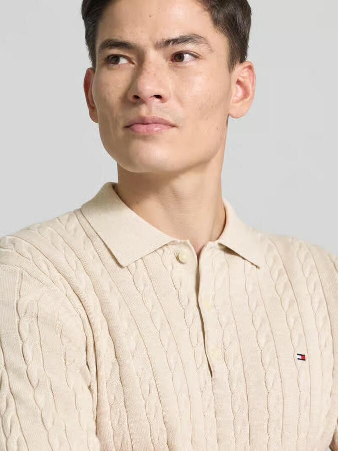 Tommy Hilfiger Regular fit gebreide pullover van zuiver katoen - Foto 2