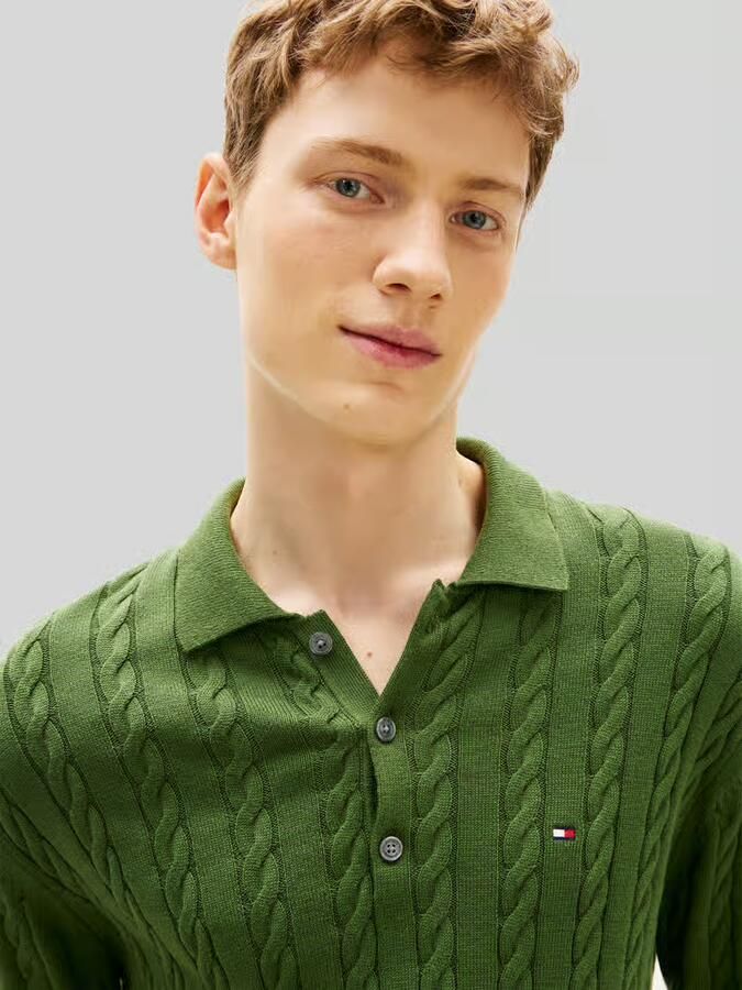 Tommy Hilfiger Regular fit gebreide pullover van zuiver katoen - Foto 2