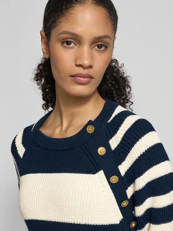 Tommy Hilfiger Regular fit gebreide pullover van zuiver katoen - Foto 2