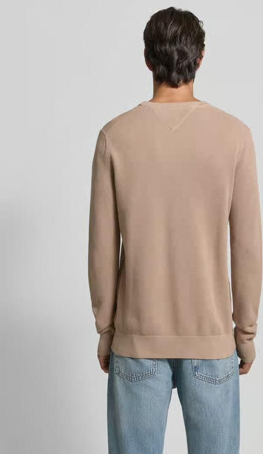 Tommy Hilfiger Trui met ronde hals ESSENTIAL STRUCTURE CREW NECK met structuur en label - Foto 10