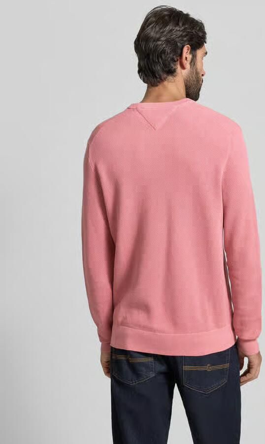 Tommy Hilfiger Regular fit gebreide pullover van zuiver katoen - Foto 3