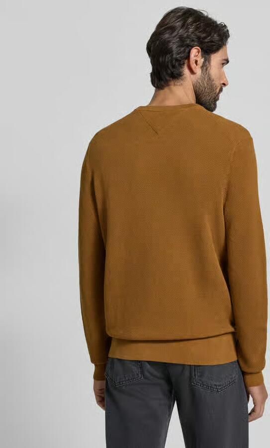 Tommy Hilfiger Regular fit gebreide pullover van zuiver katoen - Foto 6