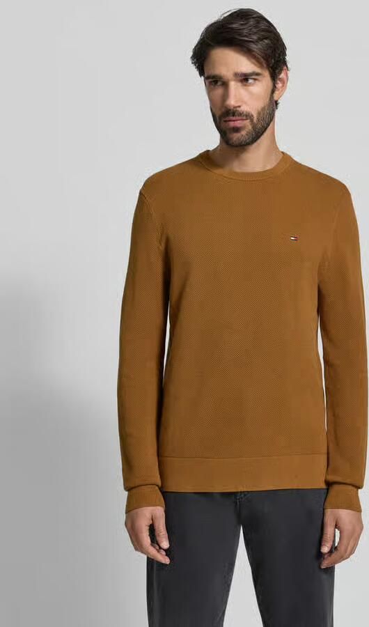 Tommy Hilfiger Regular fit gebreide pullover van zuiver katoen - Foto 7