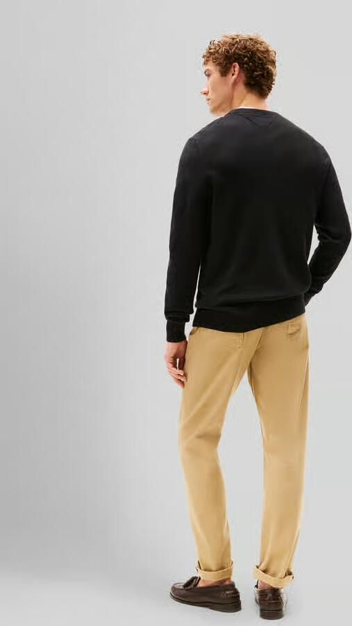 Tommy Hilfiger Trui met ronde hals ESSENTIAL STRUCTURE CREW NECK met structuur en label - Foto 13