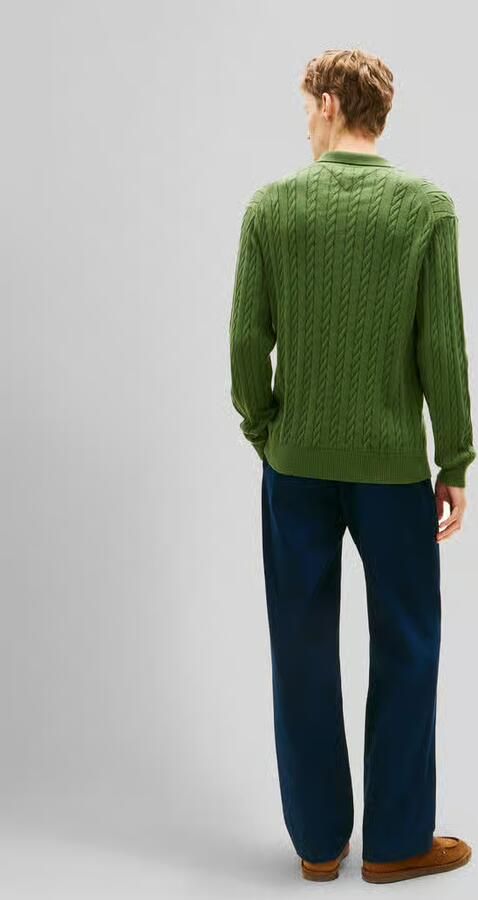 Tommy Hilfiger Regular Fit gebreide trui van puur katoen - Foto 2