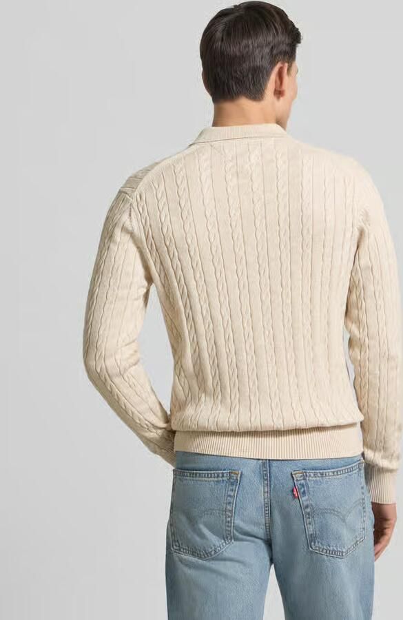 Tommy Hilfiger Regular Fit gebreide trui van puur katoen - Foto 2