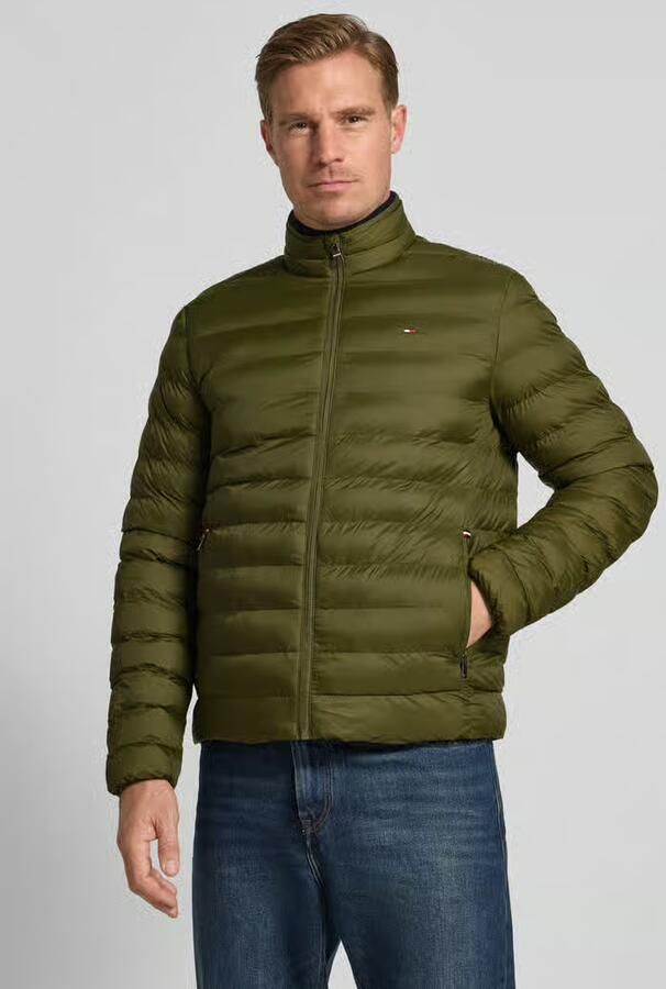 Tommy Hilfiger Gewatteerde jas PACKABLE RECYCLED JACKET Overgangsjas met logoborduursel - Foto 7