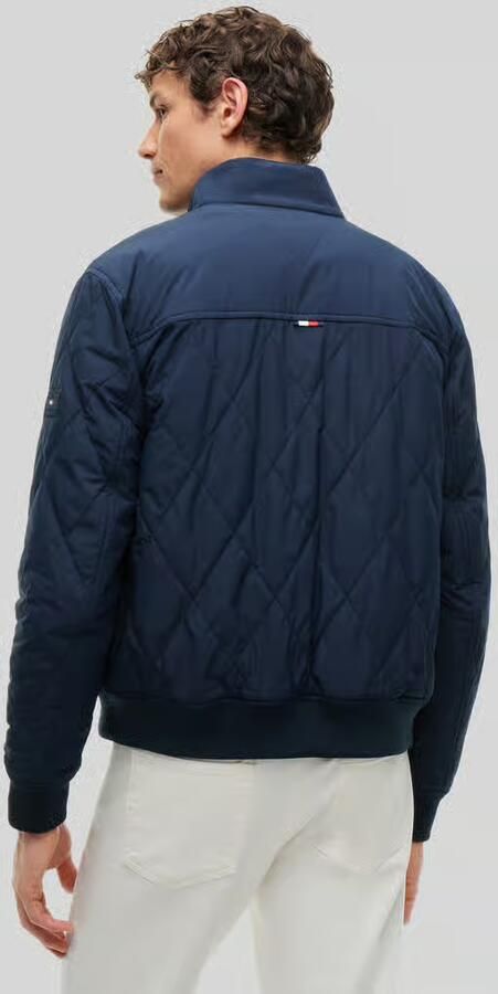 Tommy Hilfiger Regular fit gewatteerd jack met packbare binnenzak