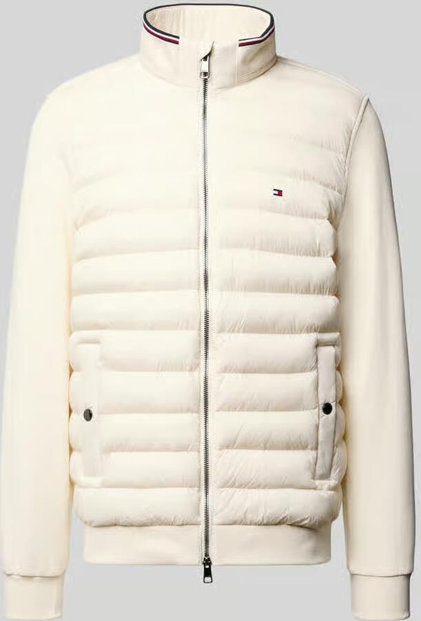 Tommy Hilfiger Regular fit gewatteerd jack van katoenmix
