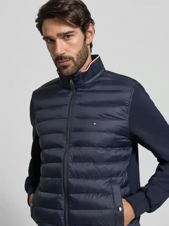 Tommy Hilfiger Gewatteerde jas MIX MEDIA mit Stehkragen effen casual regular fit katoenmix - Foto 7