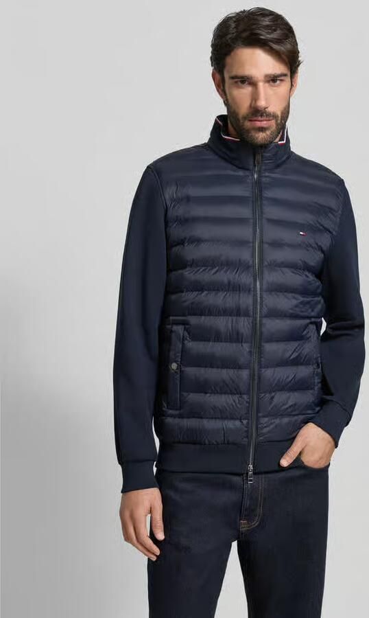 Tommy Hilfiger Gewatteerde jas MIX MEDIA mit Stehkragen effen casual regular fit katoenmix - Foto 9