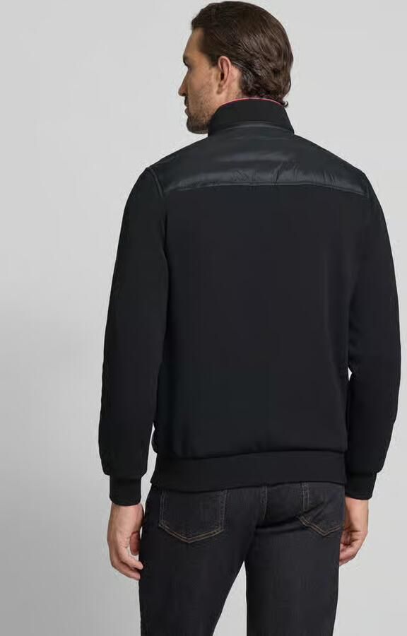 Tommy Hilfiger regular fit gebreid jack met doorgestikte inzet van katoenmix - Foto 7