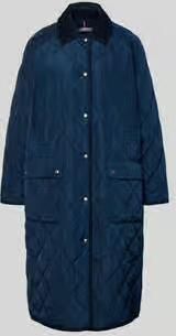 Tommy Hilfiger Regular fit Gewatteerde mantel met logodetails