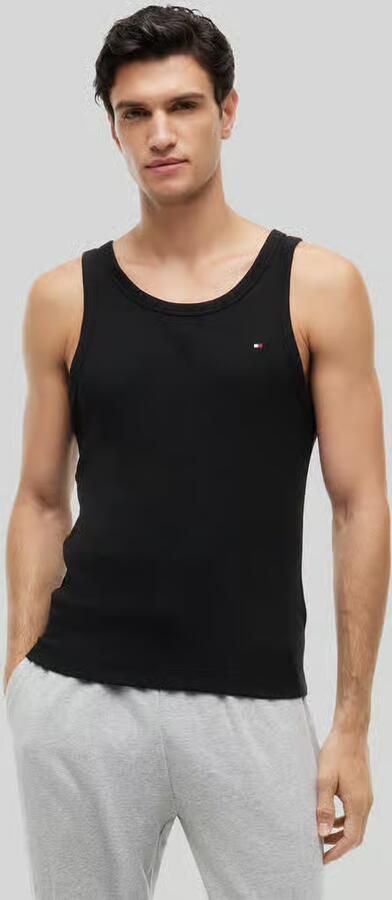Tommy Hilfiger Regular fit hemd van katoenmix met gestikt logo in set van 2 - Foto 3