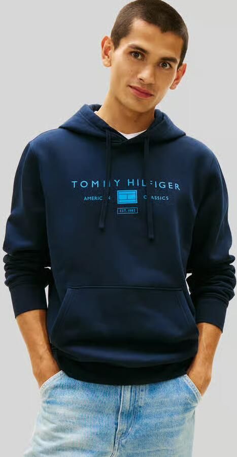 Tommy Hilfiger regular fit hoodie met logoprint - Foto 3
