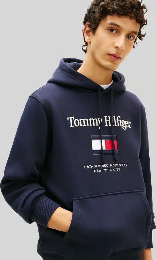Tommy Hilfiger Regular fit hoodie van katoenmix - Foto 3