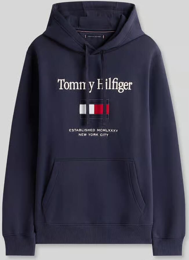 Tommy Hilfiger Regular fit hoodie van katoenmix - Foto 2