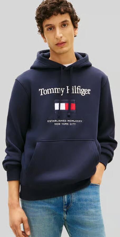 Tommy Hilfiger Regular fit hoodie van katoenmix - Foto 6
