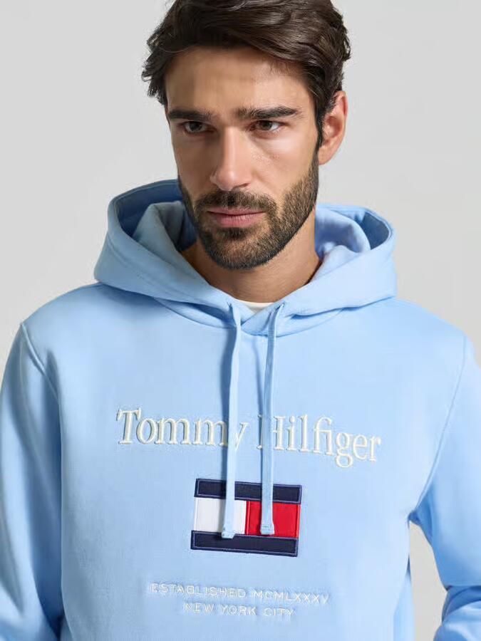 Tommy Hilfiger Regular fit hoodie van katoenmix - Foto 2