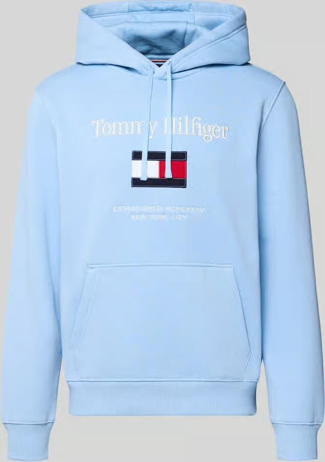 Tommy Hilfiger Regular fit hoodie van katoenmix