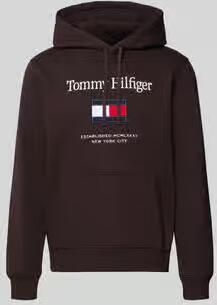 Tommy Hilfiger Regular fit hoodie van katoenmix