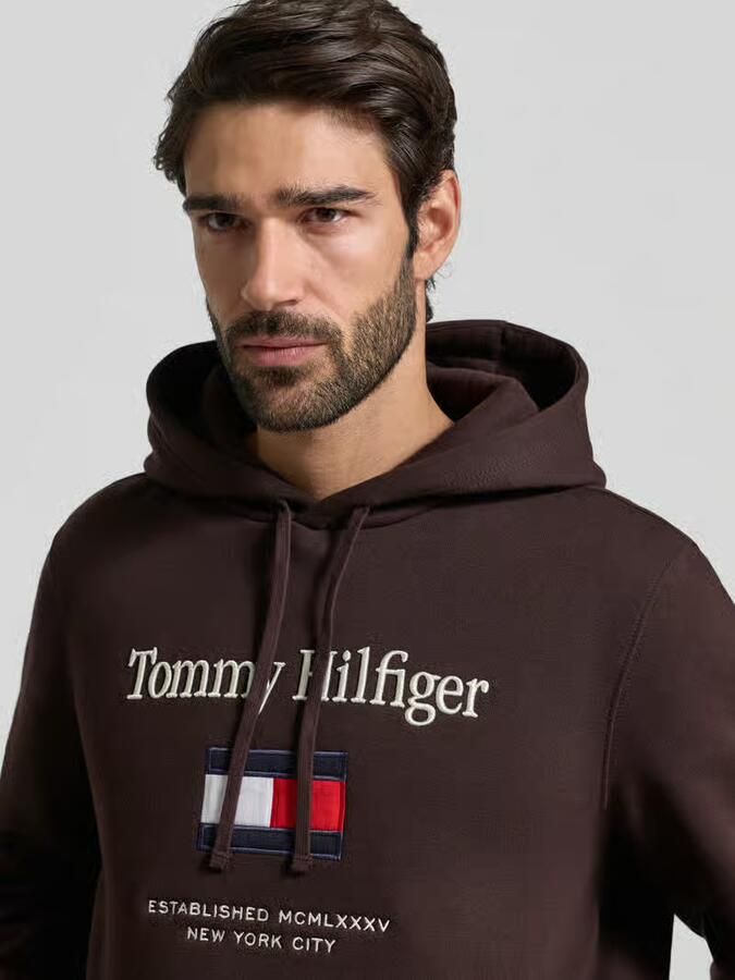Tommy Hilfiger Regular fit hoodie van katoenmix - Foto 2