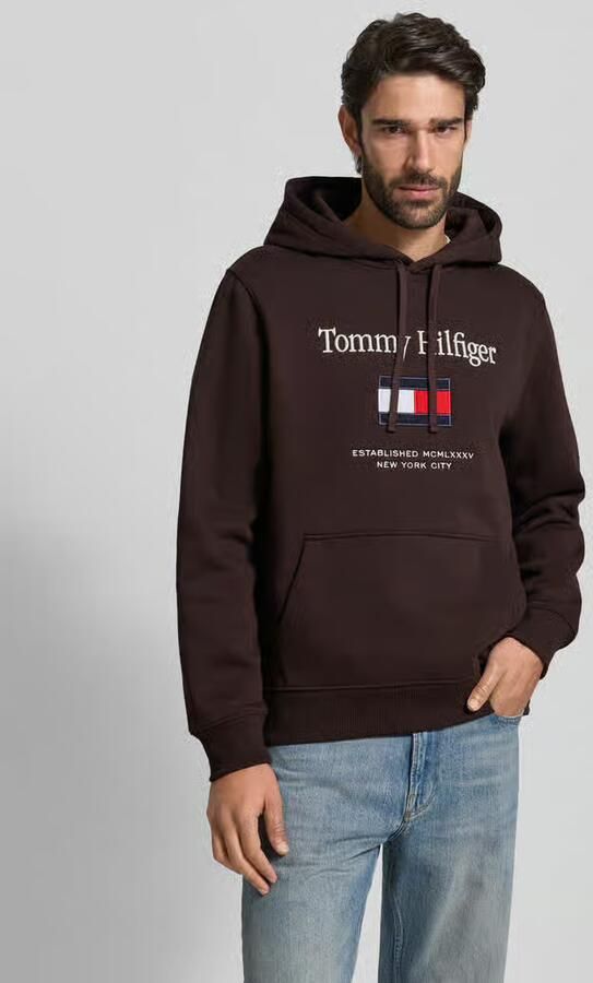 Tommy Hilfiger Regular fit hoodie van katoenmix - Foto 3