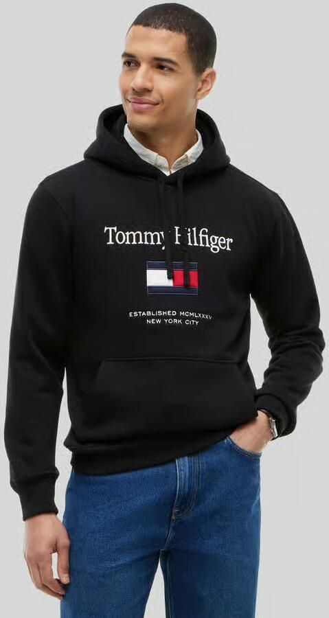 Tommy Hilfiger Regular fit hoodie van katoenmix - Foto 2