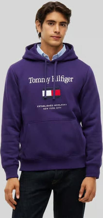 Tommy Hilfiger Regular fit hoodie van katoenmix - Foto 3