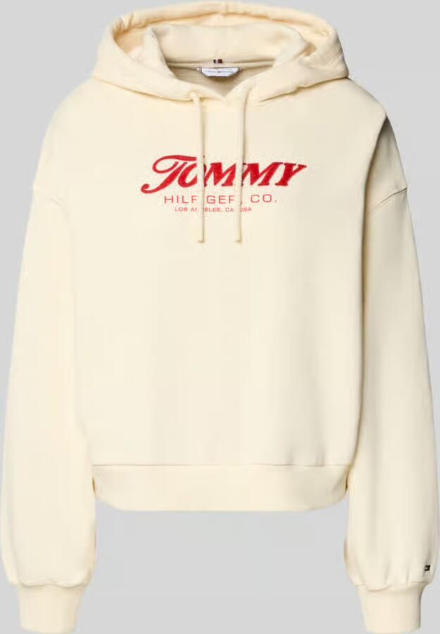 Tommy Hilfiger Regular fit hoodie van puur katoen