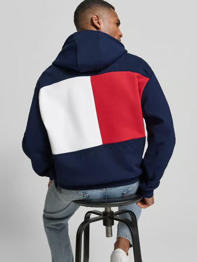 Tommy Hilfiger Regular fit hoodie van puur katoen - Foto 2