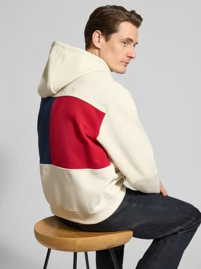 Tommy Hilfiger Regular fit hoodie van puur katoen - Foto 2