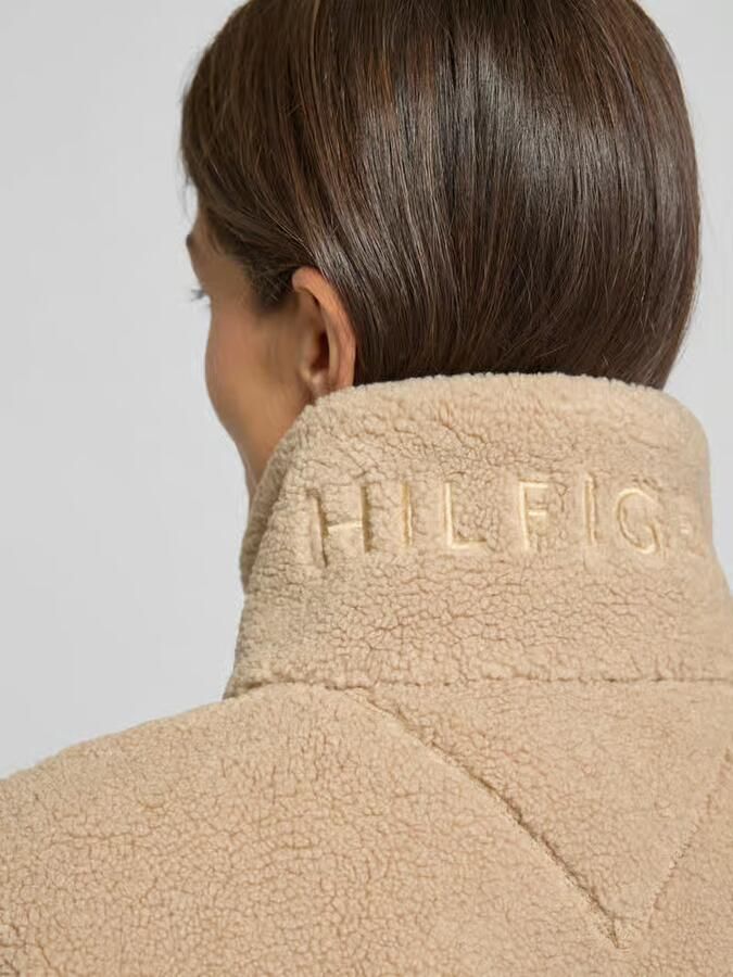 Tommy Hilfiger Regular fit jack van teddybont met opstaande kraag - Foto 1