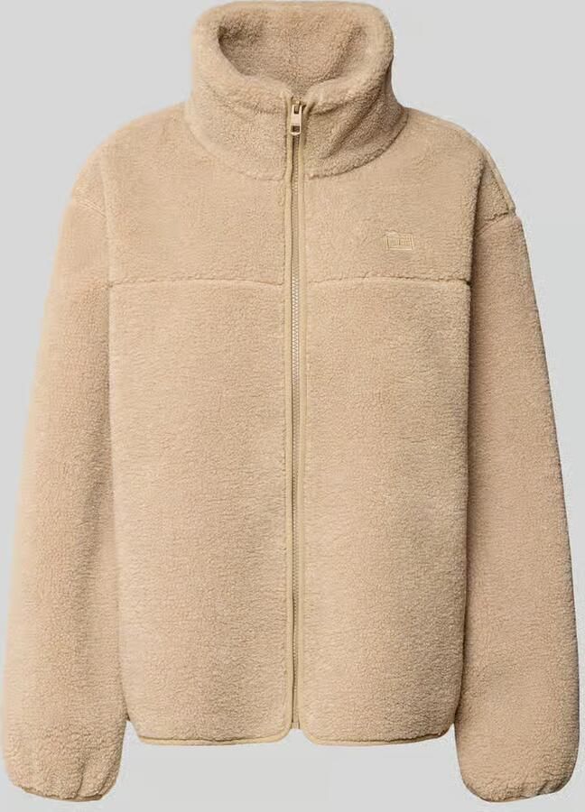 Tommy Hilfiger Regular fit jack van teddybont met opstaande kraag