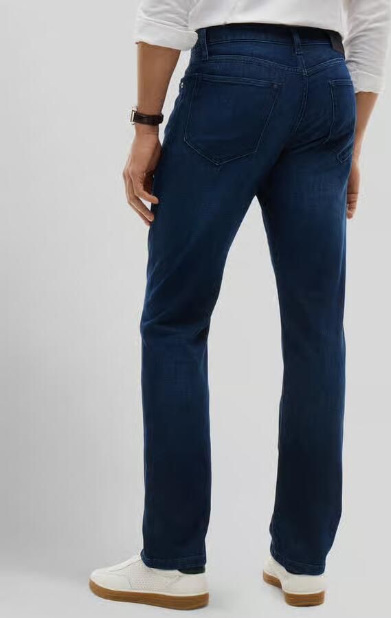 Tommy Hilfiger Regular fit jeans met dark-wash-look