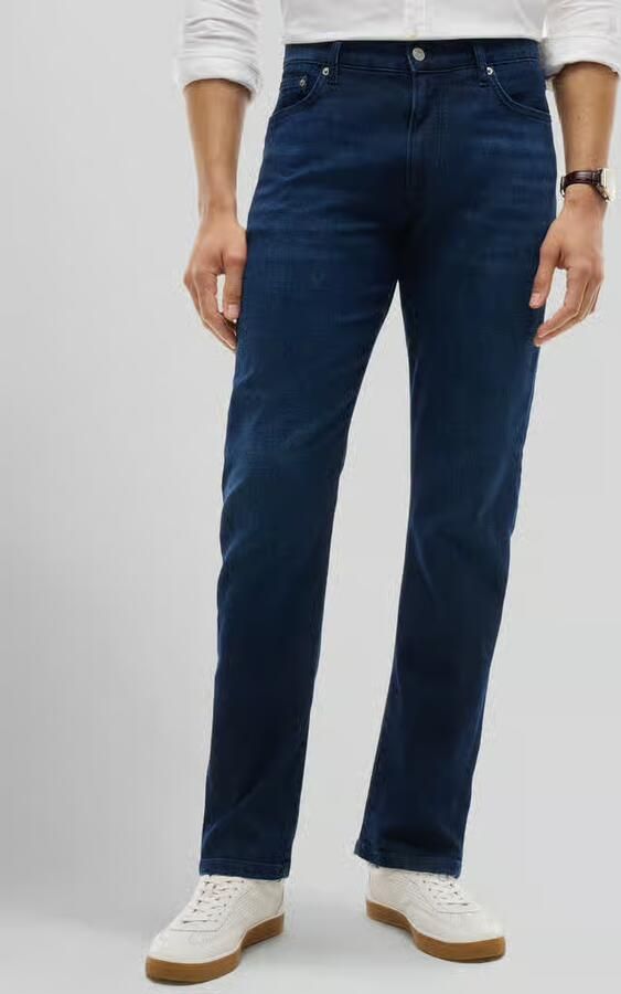 Tommy Hilfiger Regular fit jeans met dark-wash-look - Foto 2