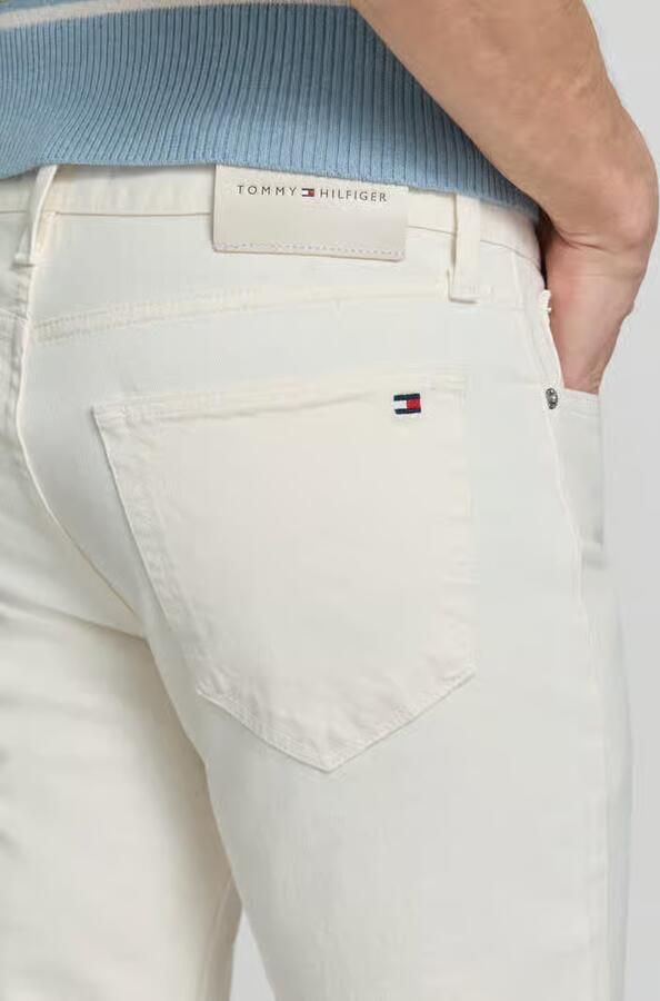 TOMMY HILFIGER Heren Jeans Slim Straight Denton White Dc Gebroken Wit - Foto 8