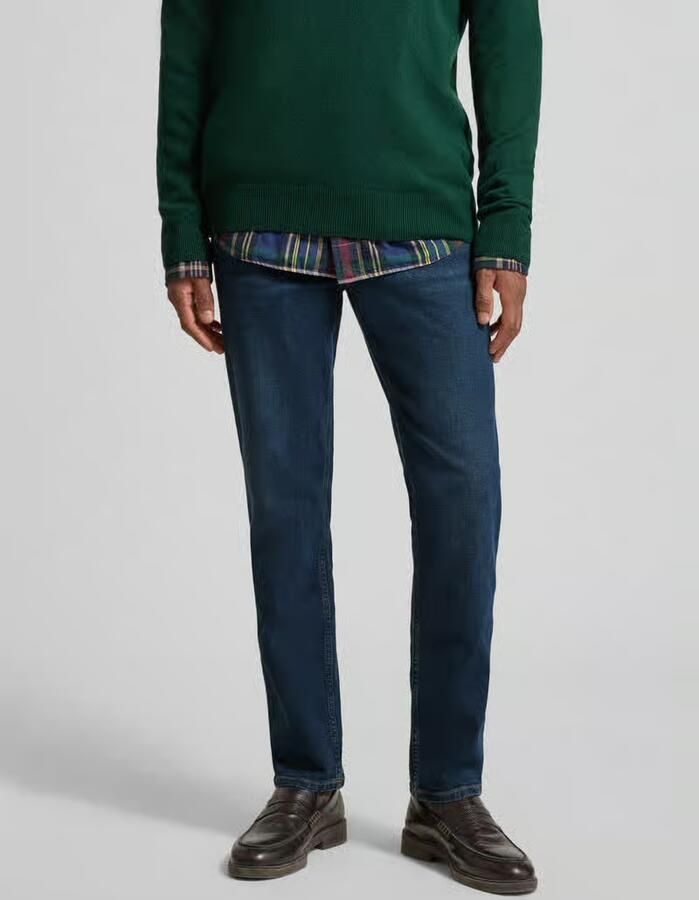 Tommy Hilfiger Straight fit jeans van katoenmix model 'DENTON' - Foto 2
