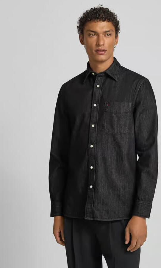 Tommy Hilfiger regular fit jeanshemd van puur katoen - Foto 3