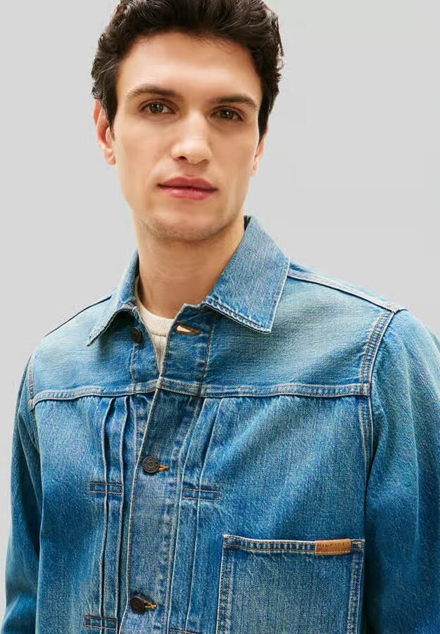 Tommy Hilfiger regular fit jeansjack van puur katoen