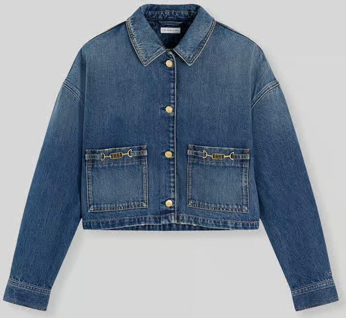 Tommy Hilfiger regular fit jeansjack van puur katoen