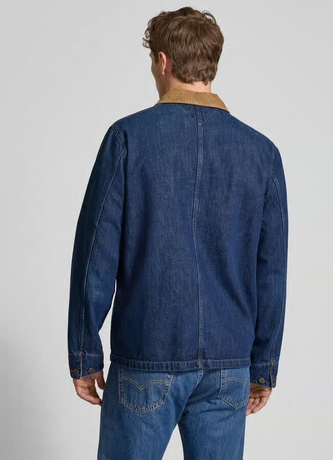 Tommy Hilfiger Jeansjack CHORE JACKET Vrijetijdsjas overgangsjas met corduroy kraag regular fit - Foto 7